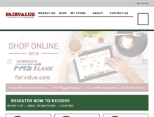 Tablet Screenshot of fairvalue.com